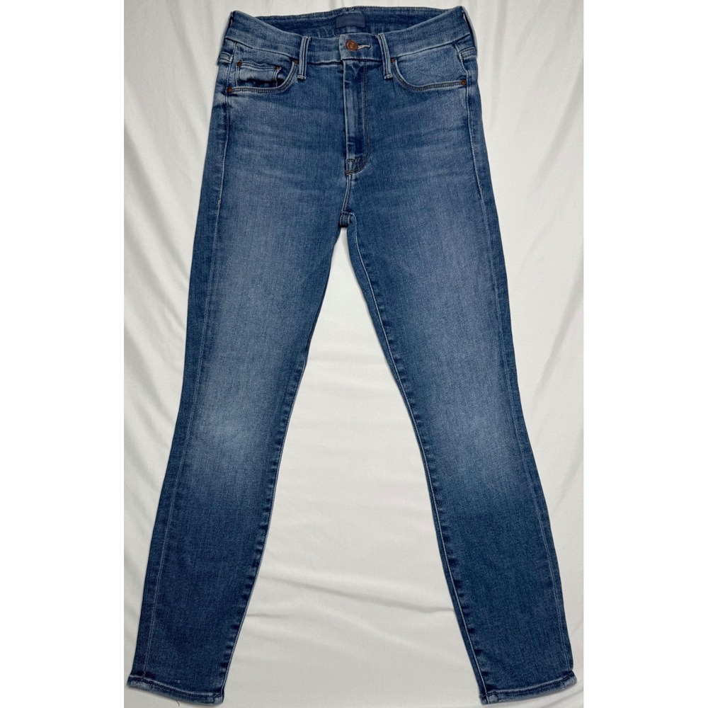 Mother The Looker Crop Jeans Womens 26 Medium Blue Skinny Denim Preppy
